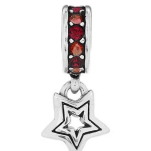 Brighton Shooting Star Spacer Silver Red NWOT